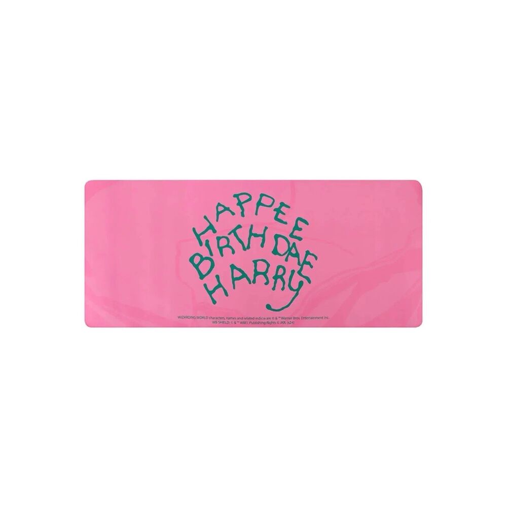MINISO Harry Potter “Happee Birthdae Harry” Desk Mat Mouse Pad Gaming New